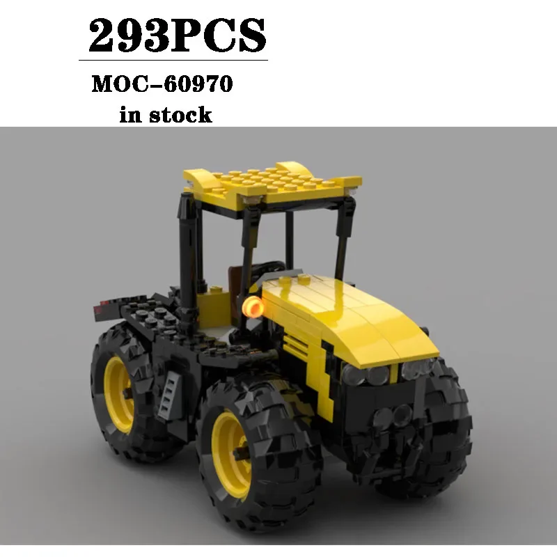 Building Blocks MOC-60970 Farm Tractor Agricultural Construction Model Ornament 293PCS Children's Birthday Gifts Christmas Toys