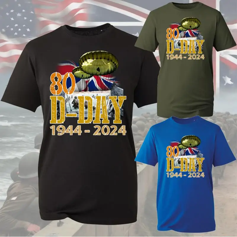 Lest We Forget 80Th Anniversary 1944 2024 D Day T Shirt Normandy Historical