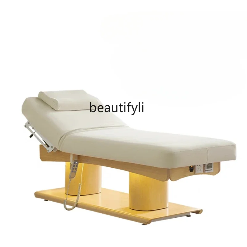 Four-Motor Beauty Salon Constant Temperature Heating Electric Beauty Bed Overall Lifting Micro-Whole Bed