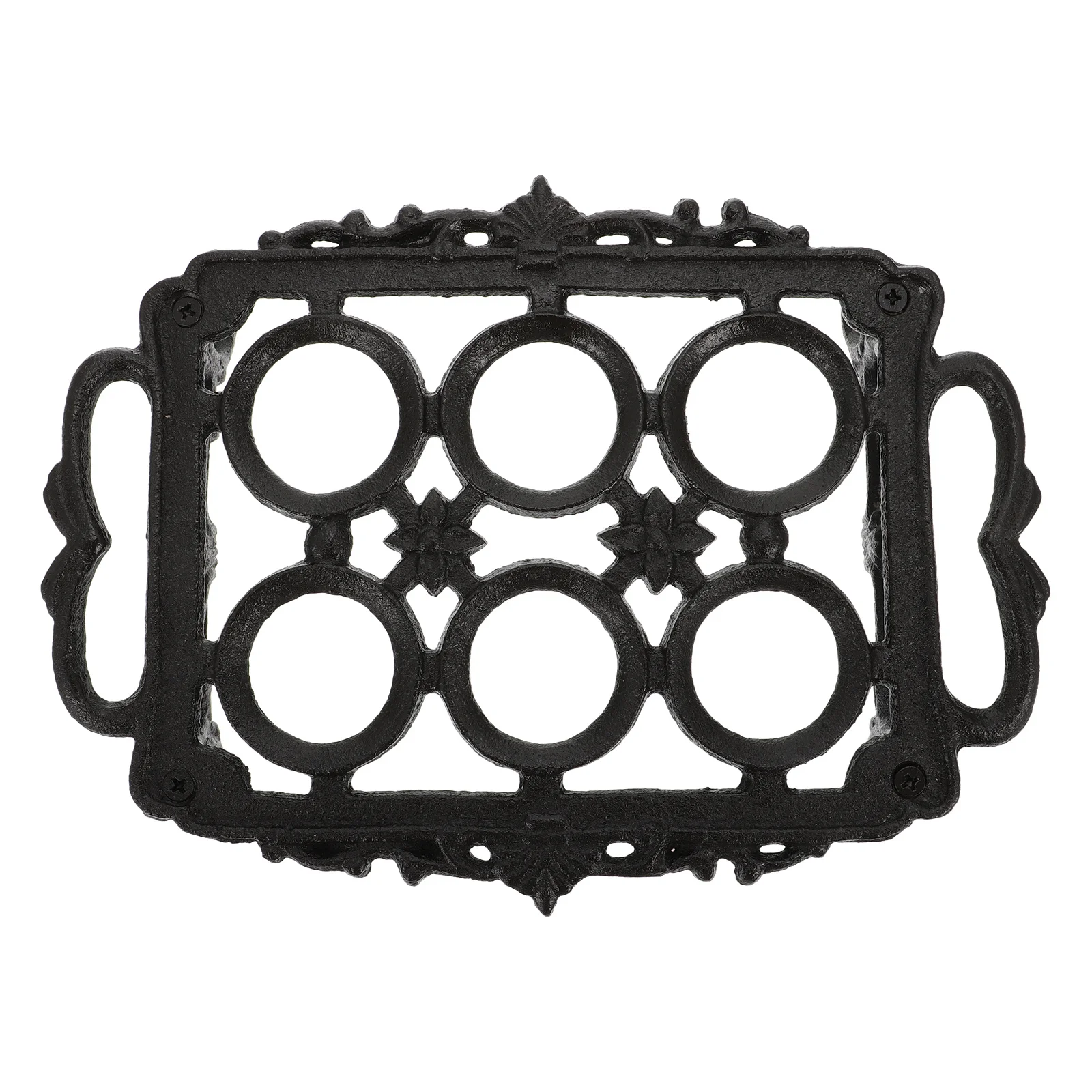 

1Pcs Cast Iron Egg Basket Black Rustic Kitchen Egg Storage Holder for Dining Room Cafe Countertop Organization