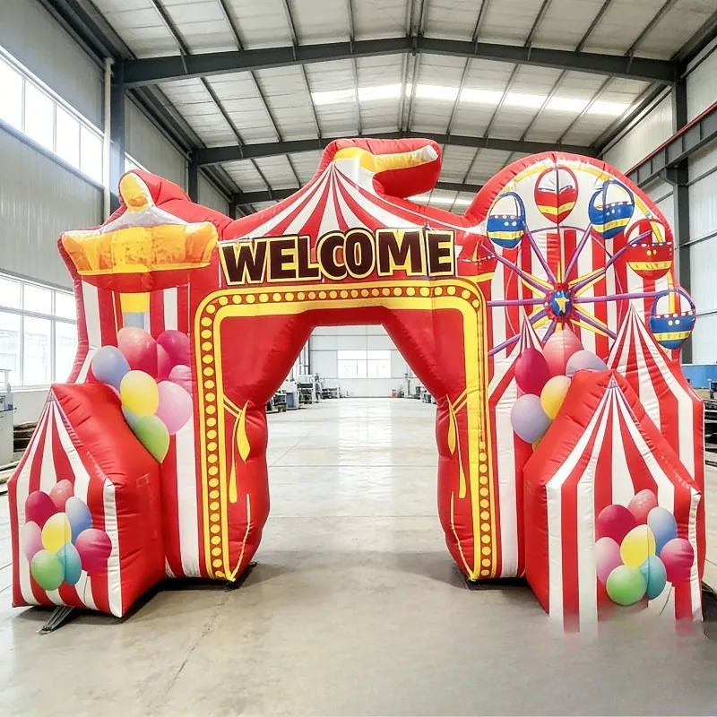 Spray-painted inflatable arches, opening large celebrations, advertising decorations, marathon competitions, weddings