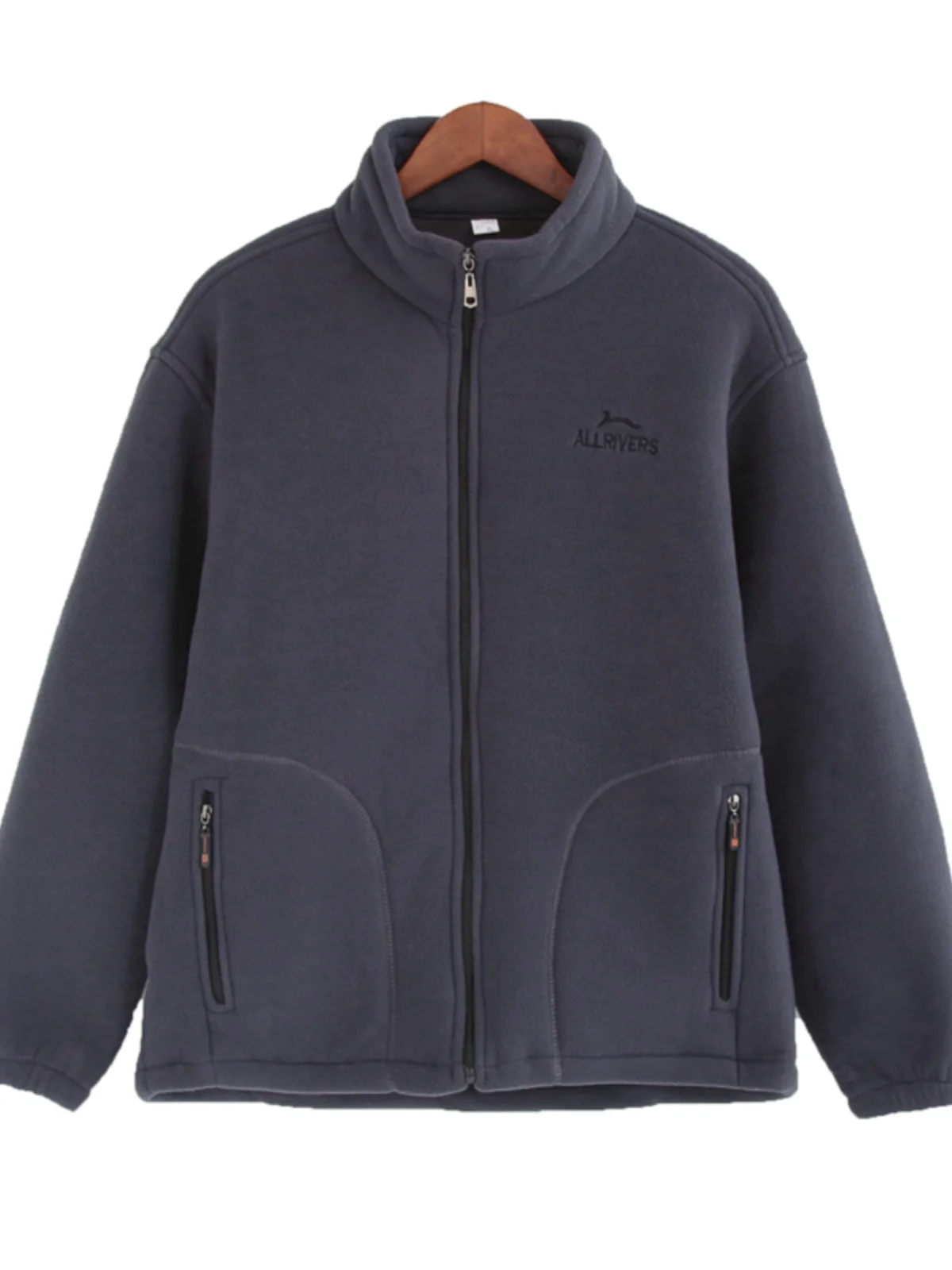 سترة رياضية سميكة من الصوف مع ياقة عالية للرجال بأسلوب حضري عصري لفصل الخريف #5