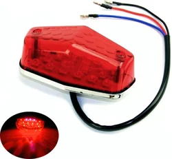 Motorcycle Rear Lamp Led License Plate Lucas Tail Lights For Triumph BSA Lucas 525 Scrambler For Honda Yamaha Suzuki Harley BMW