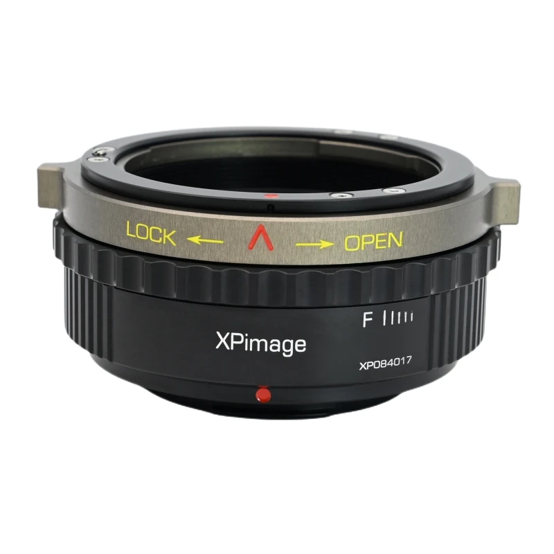 XPIMAGE F to X Lens Mount Adapter Ring Compatible with Nikon F AI AIS lenses for Fujifilm X Cameras XH2 XT5 XT50 XM5