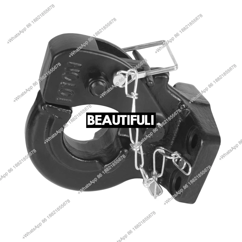 Hot Sale High Quality 4wd Forging Trailer Hitch 10T Carbon Steel Fits 85x45mm Install Hole Receiver Pintle Tow Hook