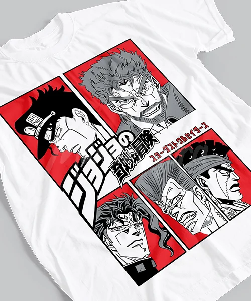 T-shirt for Anime JoJo’s Bizarre Adventure Personajes