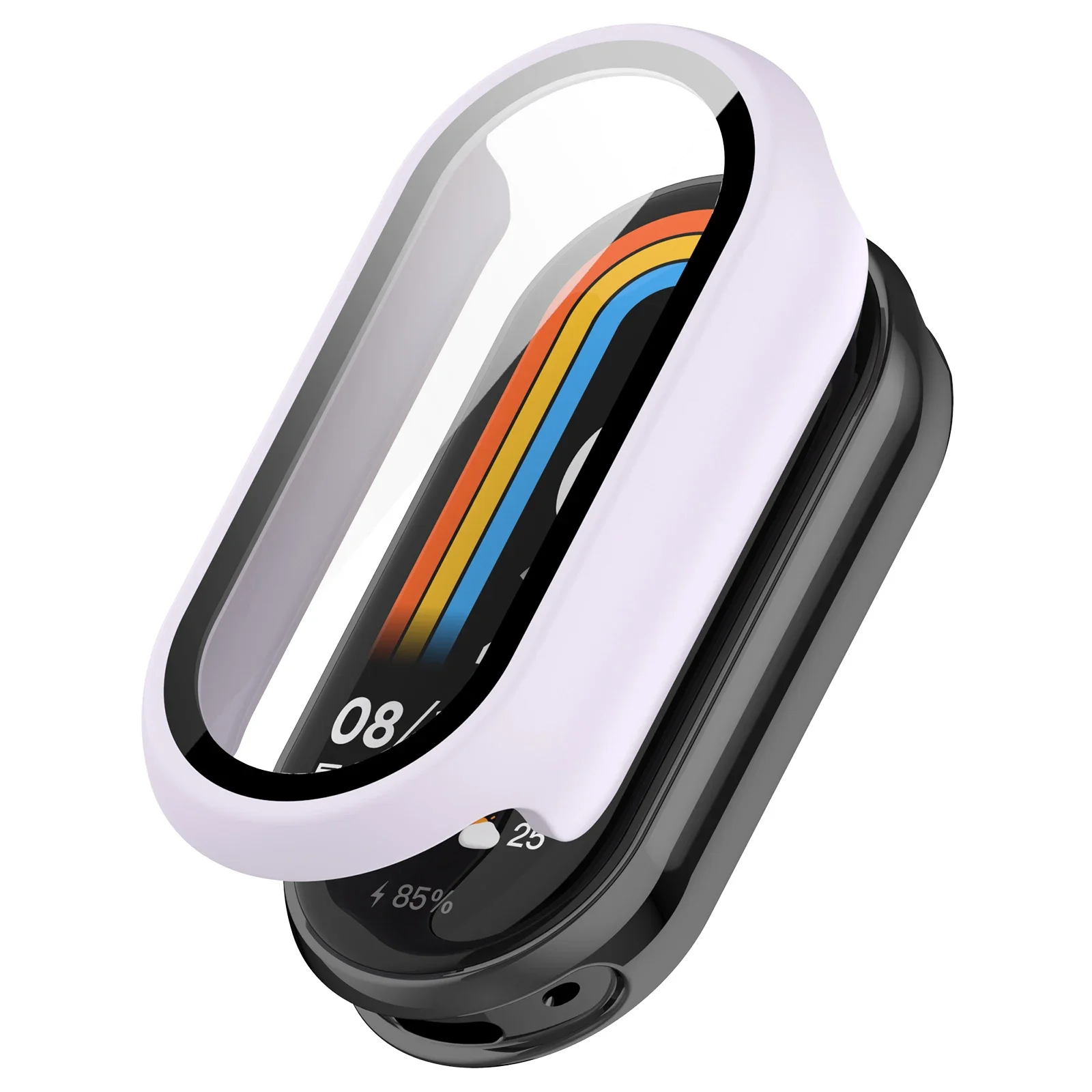 Стекло + чехол, жесткий чехол из закаленного стекла, защитная пленка для экрана для Xiaomi Smart Band 10/Miband 10 NFC