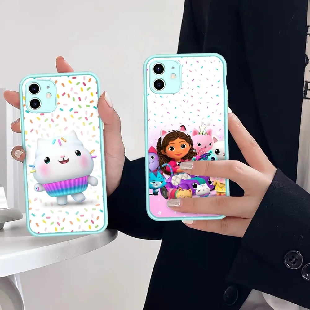 Cute G-Gabbys D-Dollhouse Phone Case For IPhone 14 X XR XS 7 8 Plus 11 12 13 Pro MAX 13mini Matte Shockproof Case