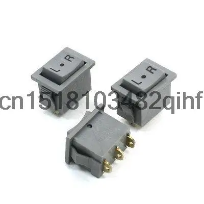 3pcs SPDT ON-OFF-ON 3 Position Snap In Boat Rocker Switch Gray AC 250V 6/12A