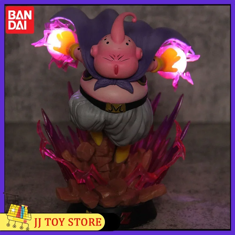 Anime Dragon Ball postać z kreskówki Gk Majin Buu świecący posąg Pvc lalka Model kolekcjonerski zabawki ozdobne prezenty urodzinowe dla dzieci