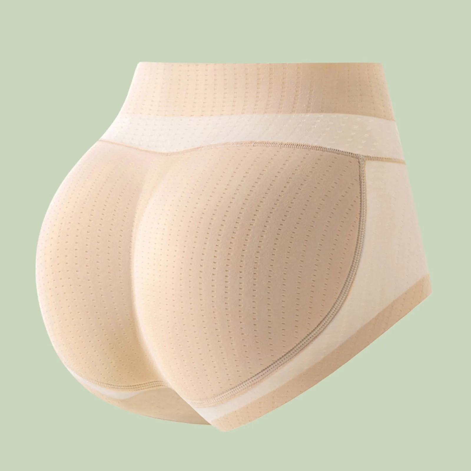 Women's Body Sculpting Buttocks Artifact Solid Color Hip Lifting Panties Hip Buttocks Beautiful Buttock Pad Seamless Underwear