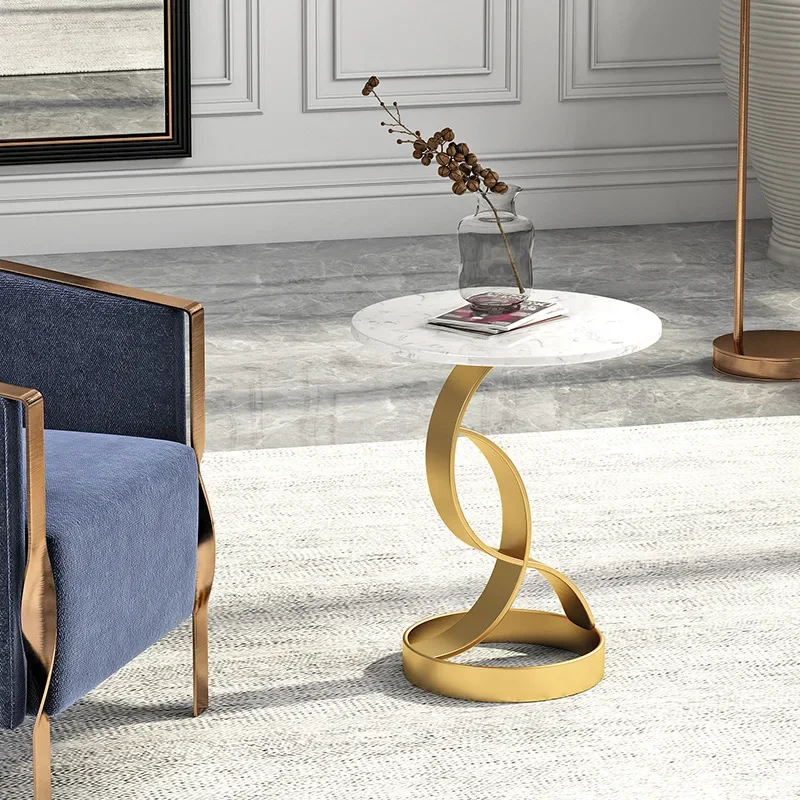 북유럽 스타일, 거실, 라이트 럭셔리, 모던, 대리석, 캐주얼, 원형 테이블