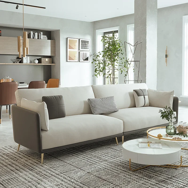 Fabric Sofa Nordic Simple Luxury Homestay Designer Living Room Small Apartment Shop Technology Cloth Sofa
