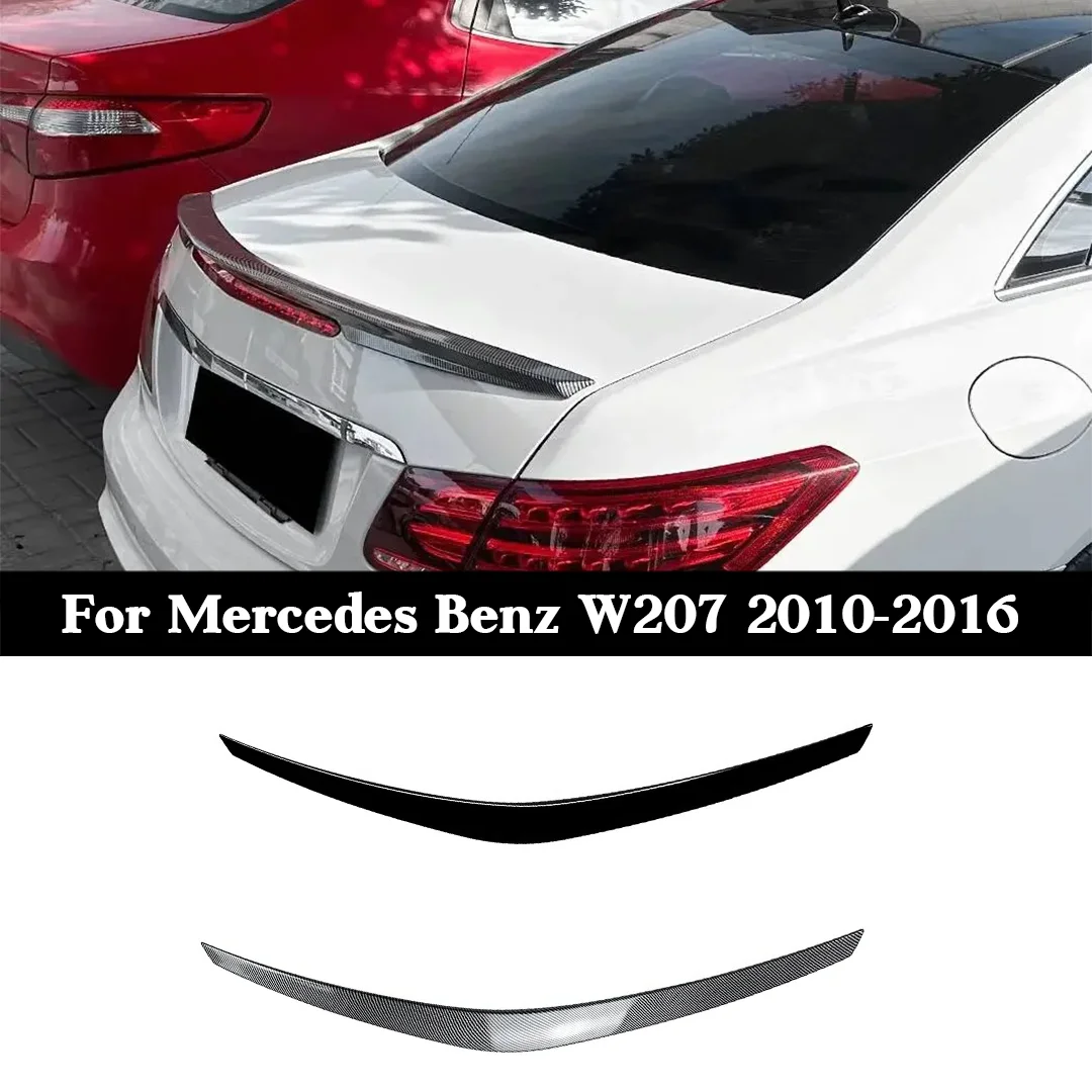 

For Mercedes Benz E-Class W207 C207 Coupe 2009-2016 Rear Trunk Lid Spoiler, ABS Plastic Lip Wing for E200 E300 E350 E550 Tuning