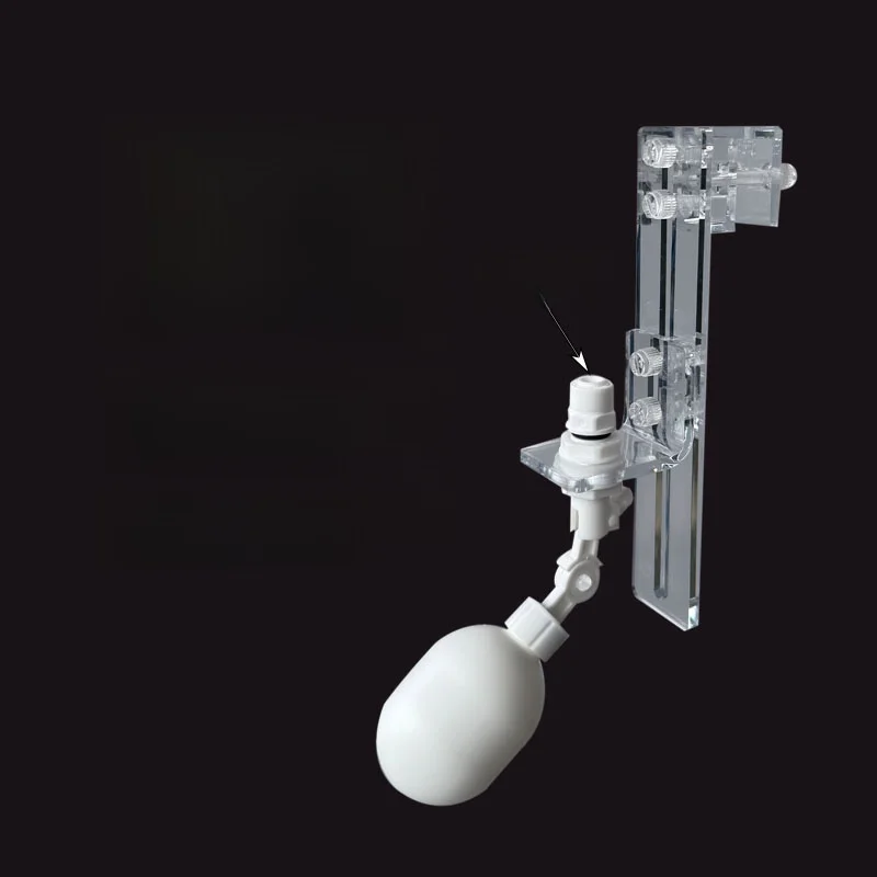 Automatic Adjustable Fish Tank Water Leveler Non-Metallic Float Ball Holder Submersible Plastic Water Supply Box for Freshwat...