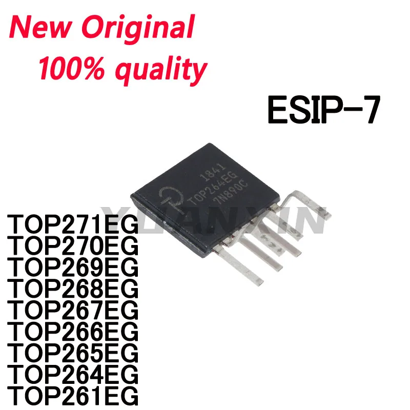 5~Pcs New Original TOP271EG TOP270EG TOP269EG TOP268EG TOP267EG TOP266EG TOP265EG TOP264EG TOP261EG ESIP-7 In Stock