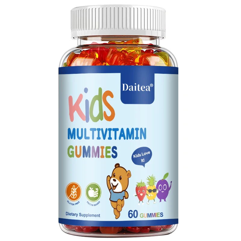 Daitea Multivitamin Gummies - Vitamins and Minerals To Support Immune, Brain, Bone, Joint and Body Health Development