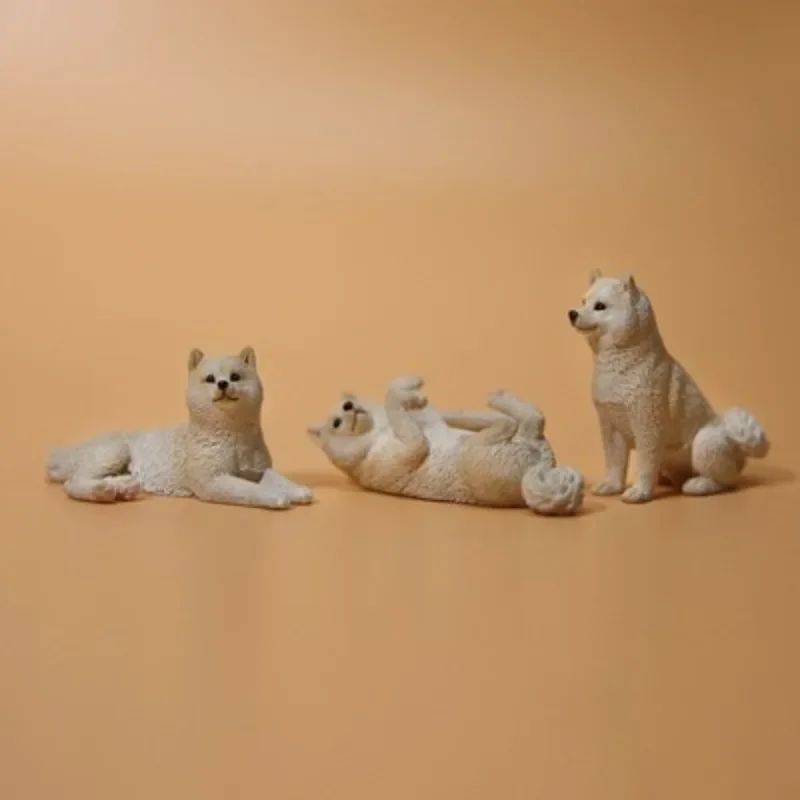 

Mini Shiba Inu/Labrador, cute creative simulation dog model desktop car ornament