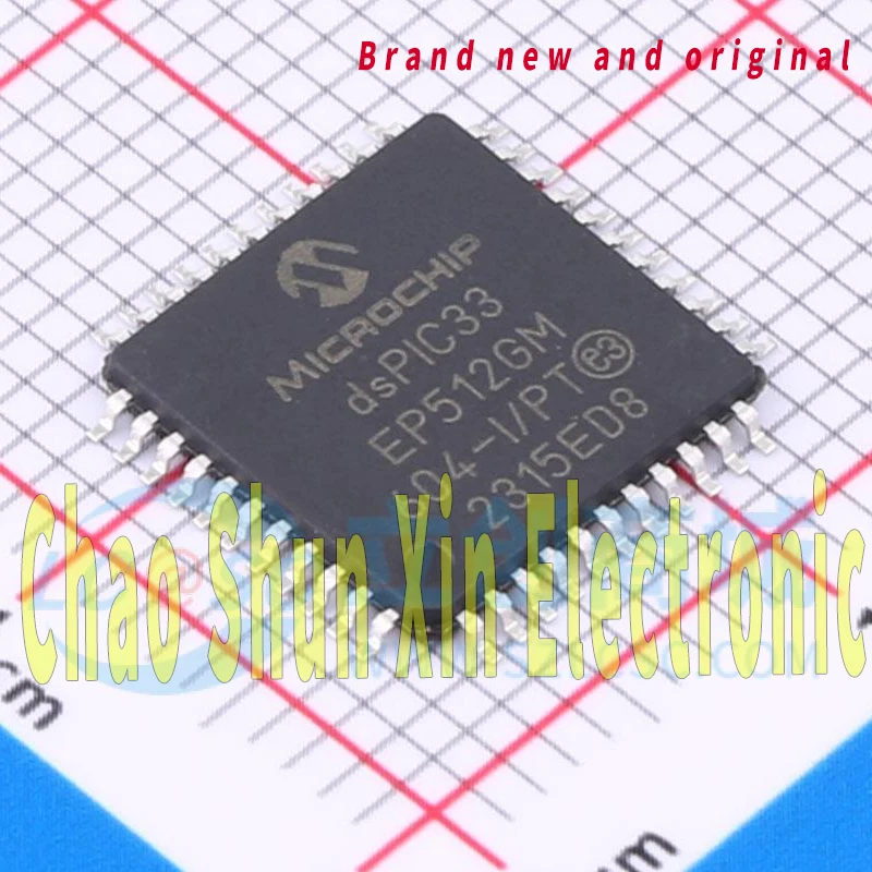 

Brand New Original Digital Signal Processor (Dsp/Dsc) Dspic33Ep512Gm604-I/Pt Tqfp-44 Micro Digital Components