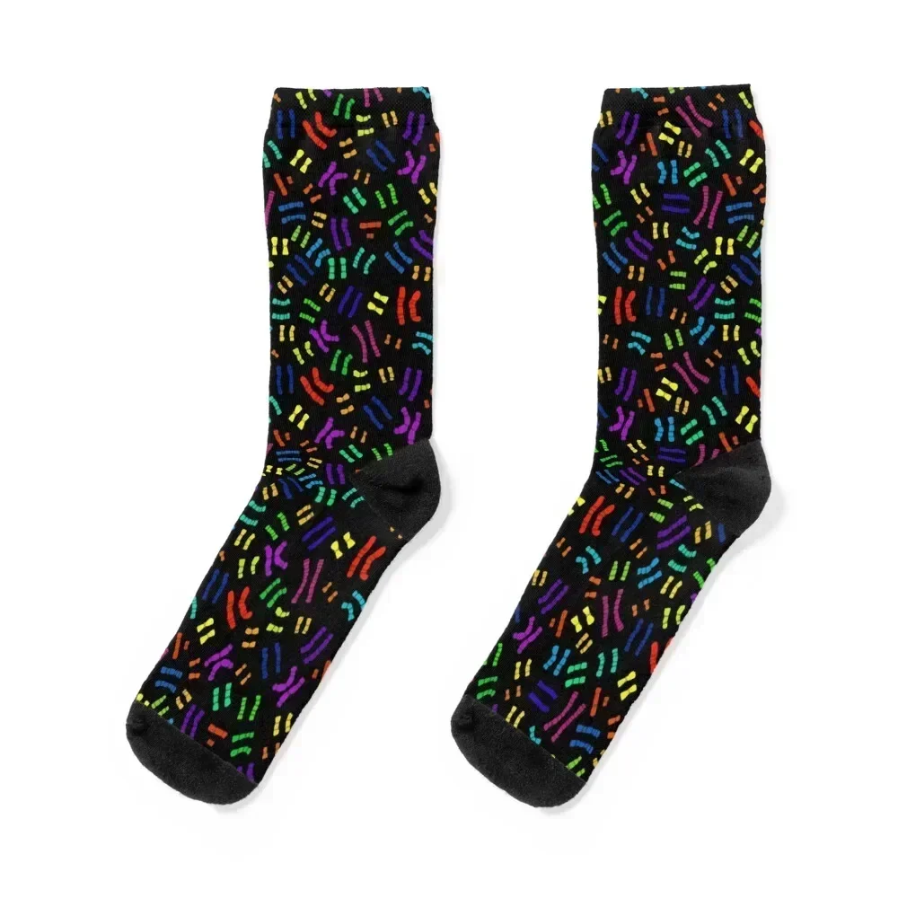 

Rainbow Chromosomes Socks japanese fashion shoes Socks Men Women's