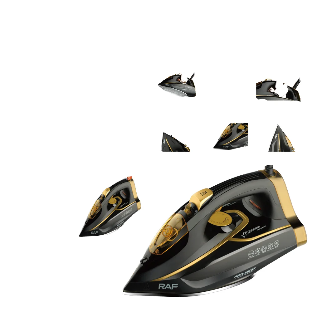 

RAF European Standard Handheld Electric Iron Cross-Border Steam Water Spray Multi-Speed Temperature Dry For Ironing Machines