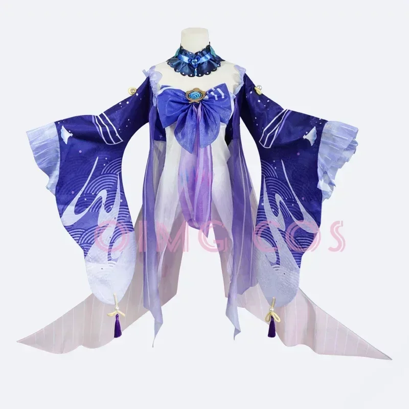 SN66 Sangonomiya Kokomi Cosplay Kostüm Genshin Impact Uniform Perücke Anime Chinesischen Stil Halloween Kostüme GameW & M