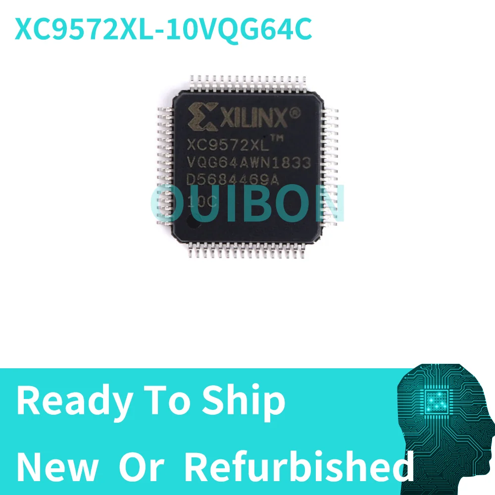 2Pcs XC9572XL-10VQG…