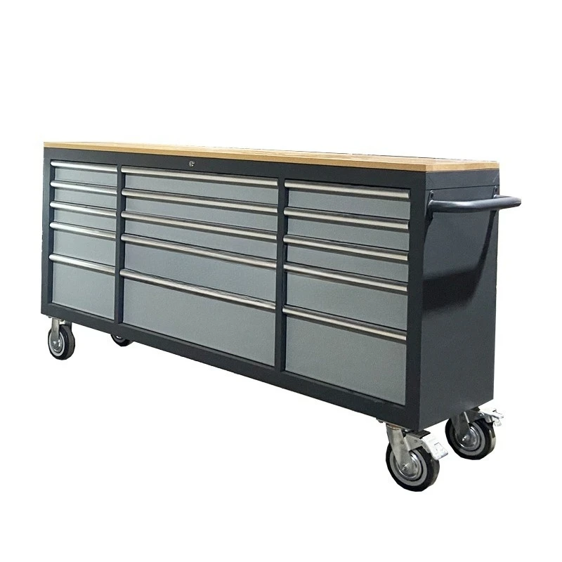 

72-Inch Customizable Metal Tool Cart Cabinet Workshop Equipment Chest Rolling Storage Rolling Tool Cart