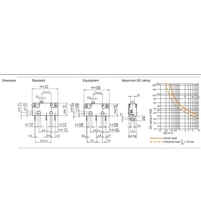 1 Stück/Set für X4G303N1BB 3-PIN Mikroschalter, Reisebegrenzungs-Reset-Taste, IC Elektronische Komponenten für Arduino DIY – Detail 3