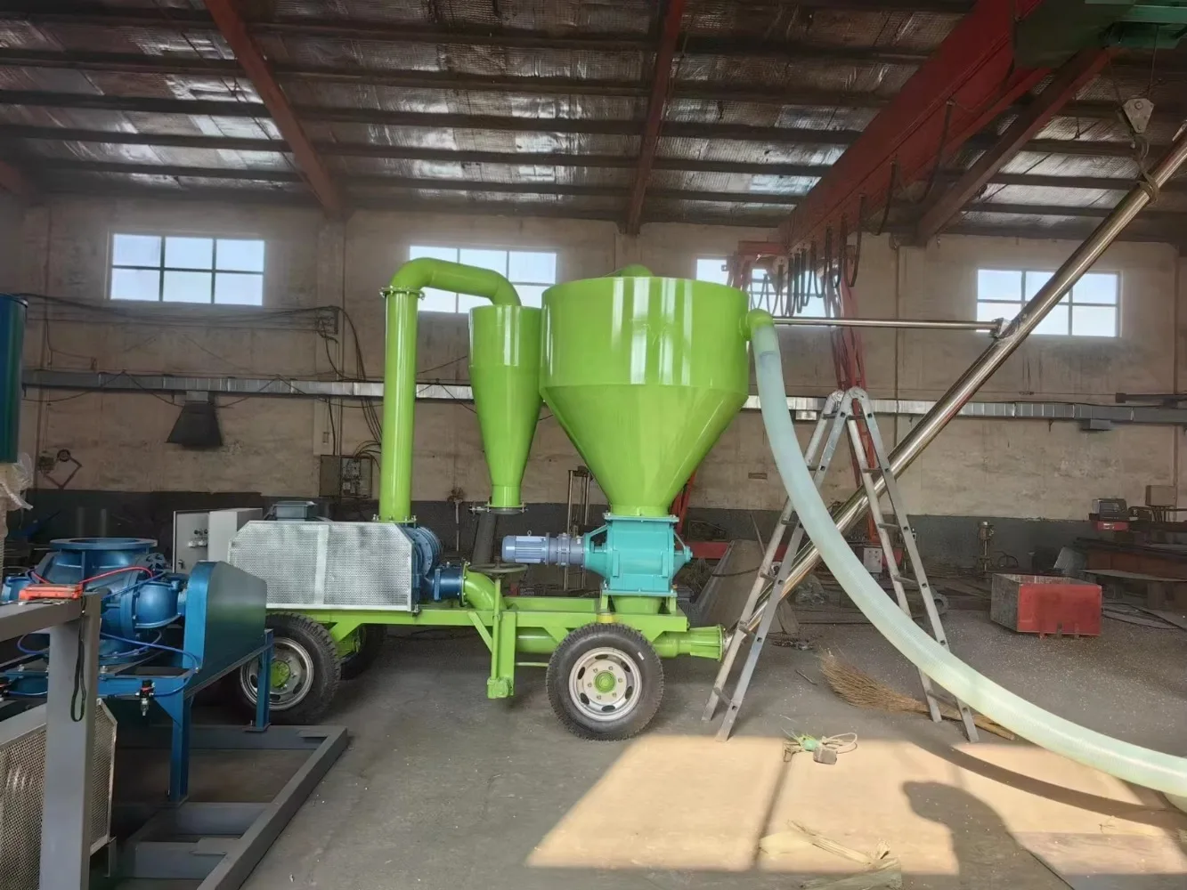 Stainless Steel Grain Auger, Corrosion Resistant Food Grade Screw Conveyor for Malt / Rice / Grain