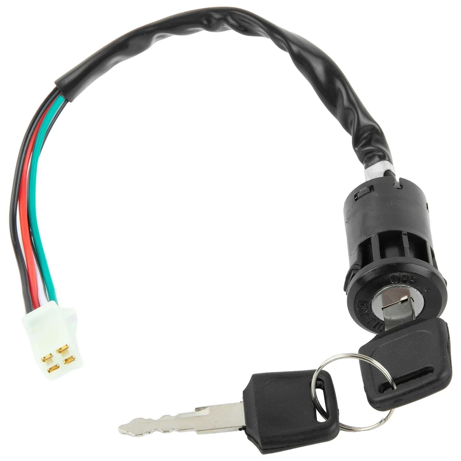 Motorcycle Electrical Switch 2 Key 4 Wire For ATV Quad Dirt Bike Electric Motorcycle Go-Kart On/Off Tool Motorcycle Accessories
