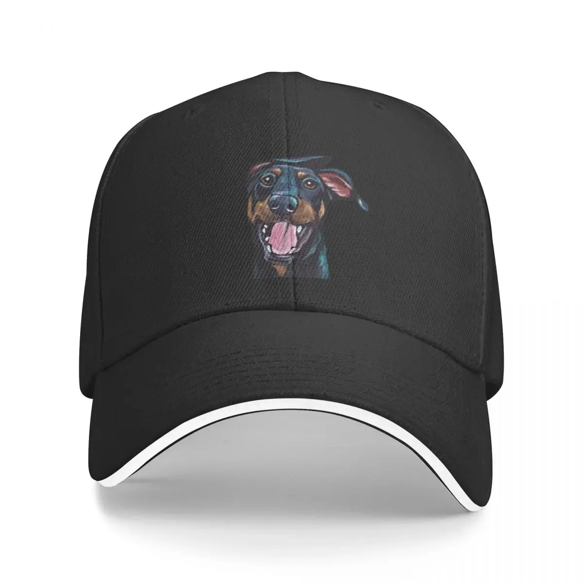 

Doberman Art Baseball Cap black |-F-| Vintage Gentleman Hat For Women Men's