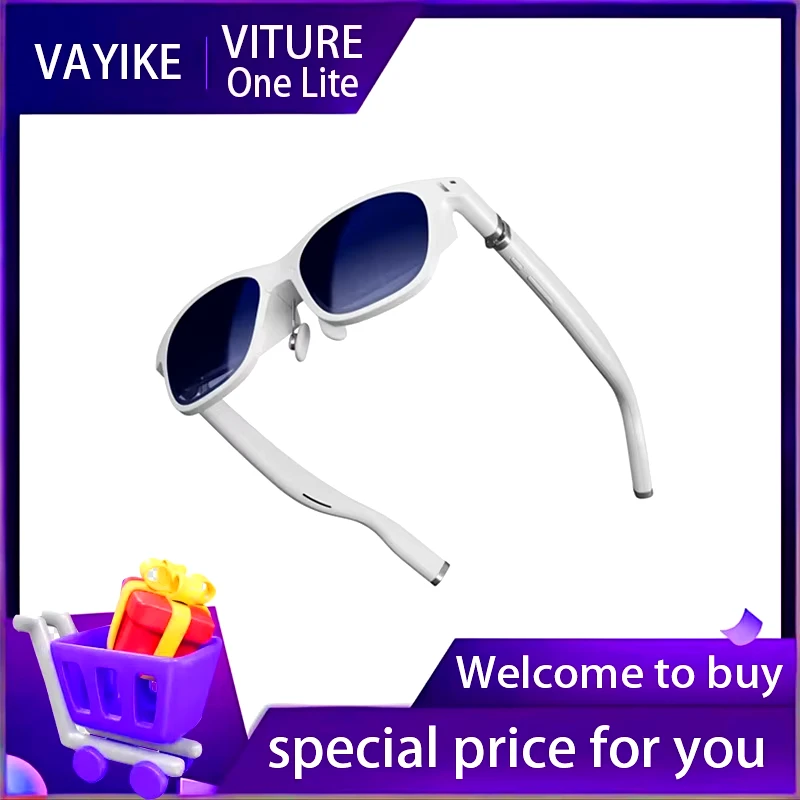 2024 New VITURE One Lite Smart AR Glasses XR Glasses SGS A+ Eye Protection Certification Compatible with all USB-C DP devices
