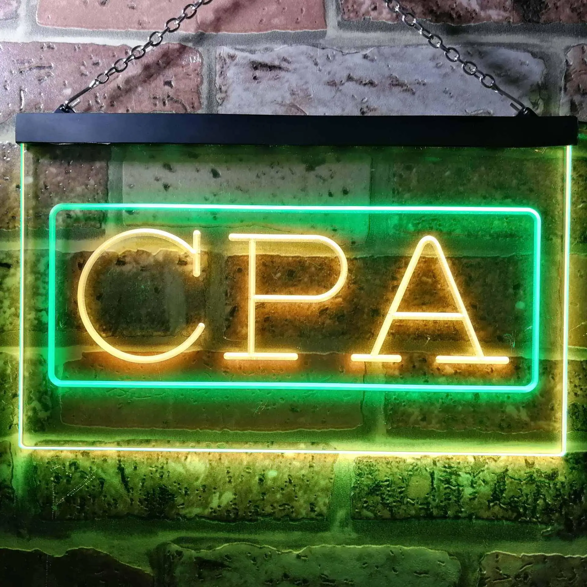 CPA Certified Public Accountant Services Dual-color LED Neon Sign st6-i0979