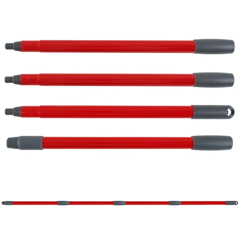 【Compradores】Para reemplazo de mango de fregona giratoria Ocedar-4 secciones para recambios de fregona Turbo O-Cedar/Vileda
