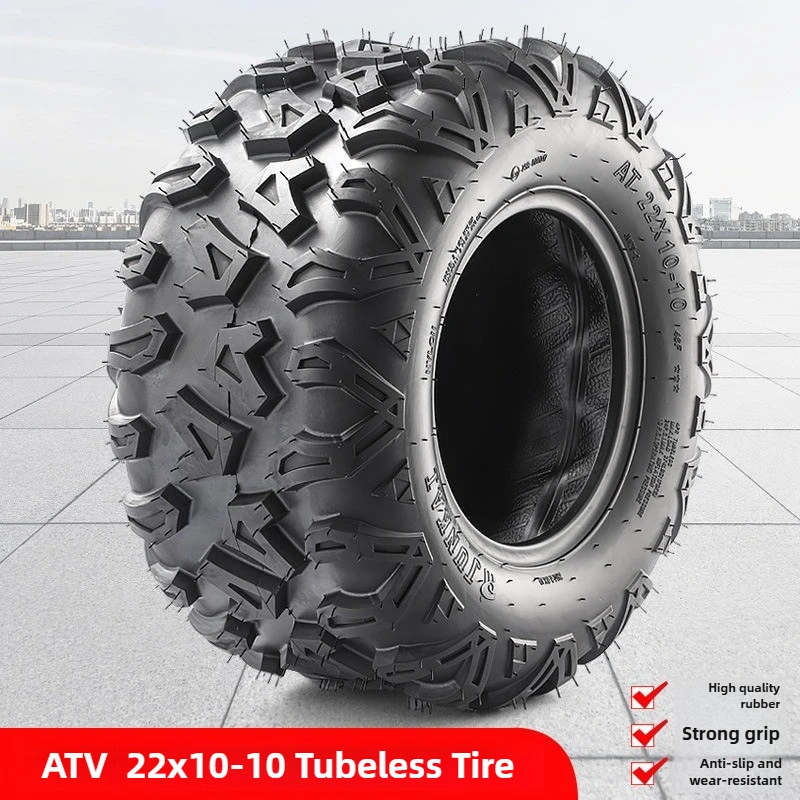 

All Terrain ATV 22X10-10 Vacuum Tire Electric Patrol Car Sightseeing Car Kart Outer Tire