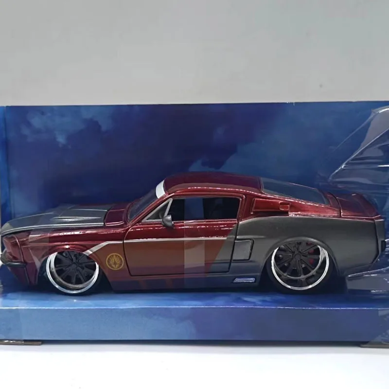 

Jada литой под давлением масштаб 1:24 1967, Shelby GT500, модель автомобиля из сплава, статическая коллекция, украшенные праздничные игрушки, сувенирный подарок