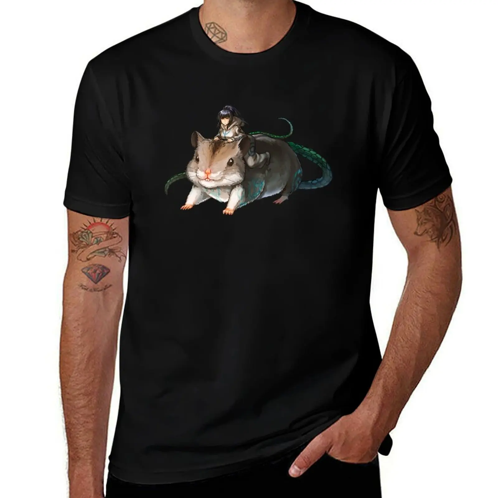 

Hamsuke and narberal T-Shirt Breathable Sportswear T-Shirt for Men