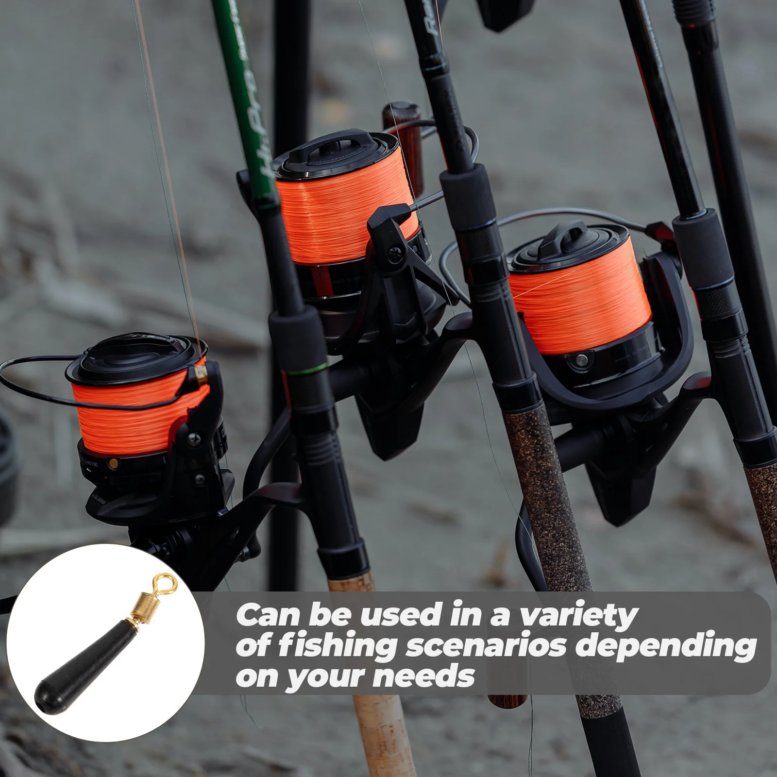 

30Pcs Portable Fishing Line Bobbers Compact Design Versatile Use in Different Water Bodies Angling Supplies Bobbers