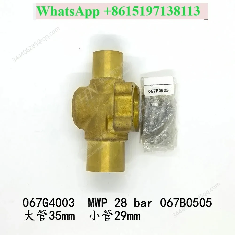 New air conditioner thermal expansion valve body straight through 067G4003 MWP 28 bar 067B0505