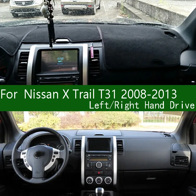 

For Nissan X Trail T31 2008-2013 Dashmat Dashboard Cover Instrument Panel Sunscreen Pad Anti-Dirt Proof Interior Accessories