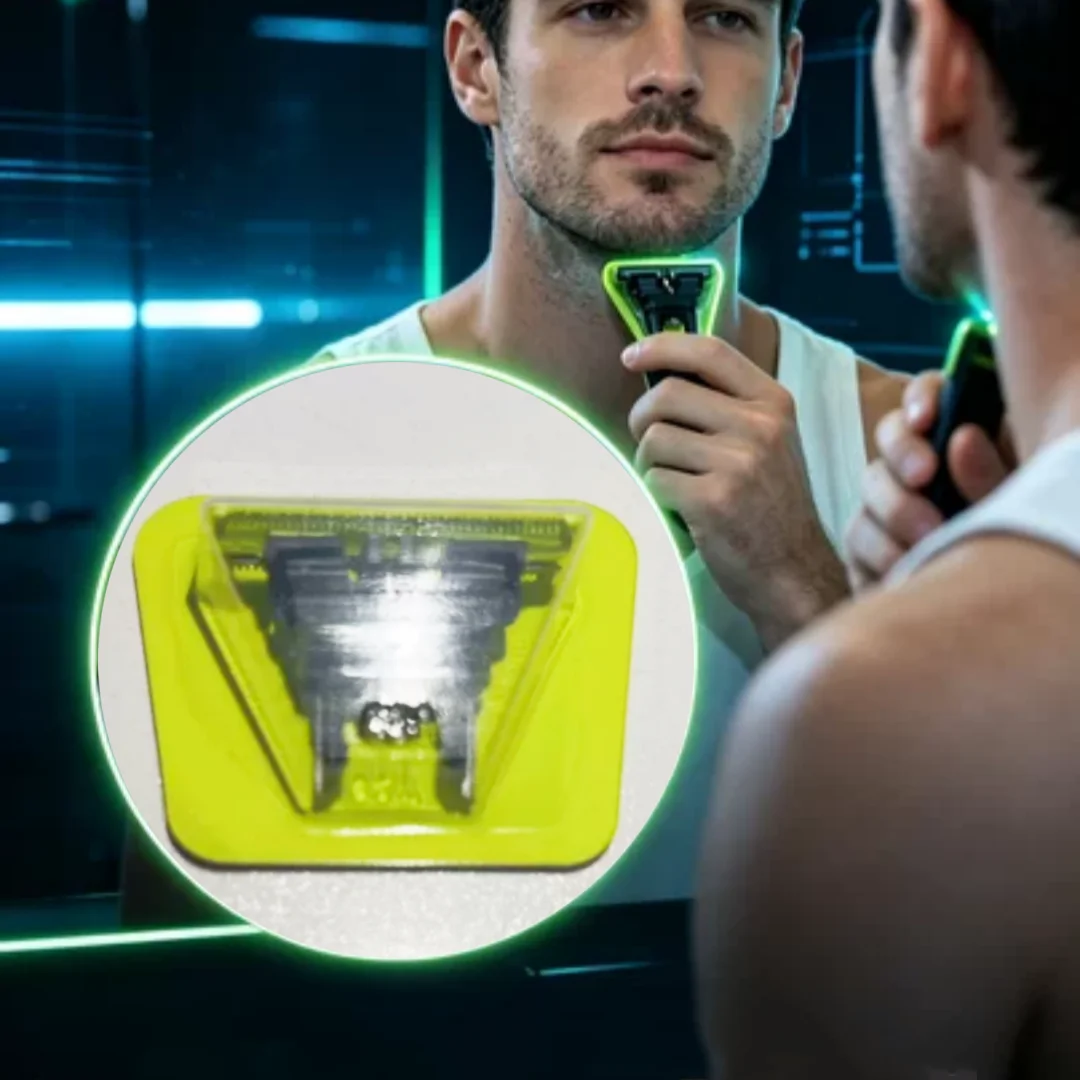 Professional Replacement Blades Head for One Blade Beard Trimmer Compatible with QP2520 QP2530 QP6510 QP6520 QP6530 QP2515 Shave