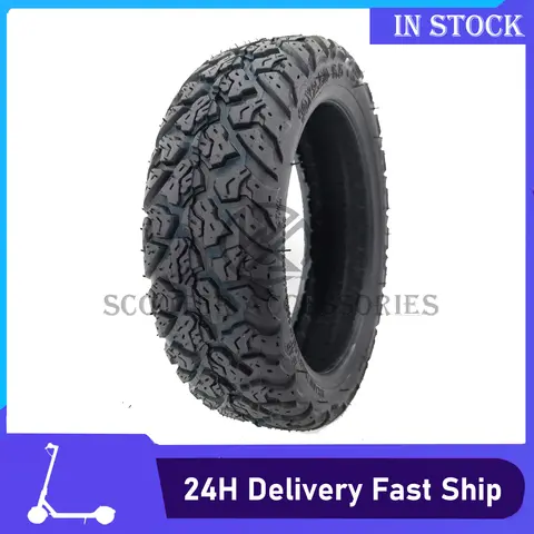 Premium 10X2.50-6.5 Tubeless Tyre for Ninebot Max G30 Electric Scooter Suitable for Ninebot Max G30/G30E/G30LP Black Color