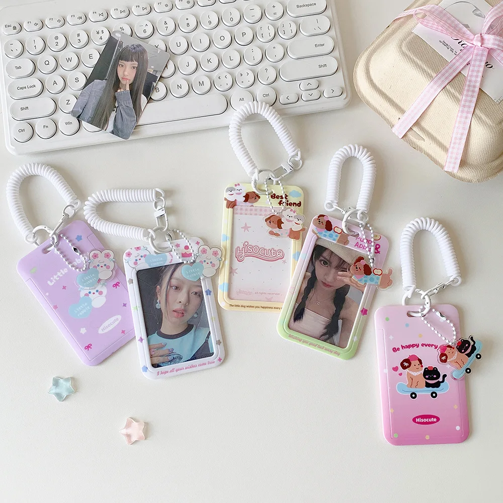 

Чехол для студенческого удостоверения, очаровательный футляр для кампусной карты, акриловый брелок-подвеска, стильный держатель для карт 3 дюйма, идеальный подарок