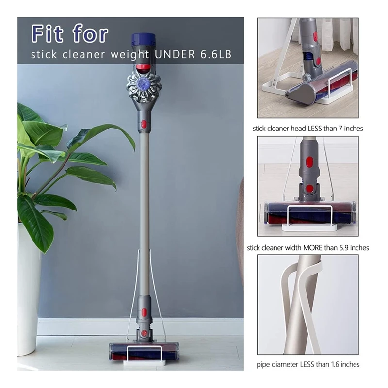 

AC66 Vacuum Stand Stick Cleaner Steel Holder for Handheld Electric Broom Bracket Stand Vacuum Stand Holder
