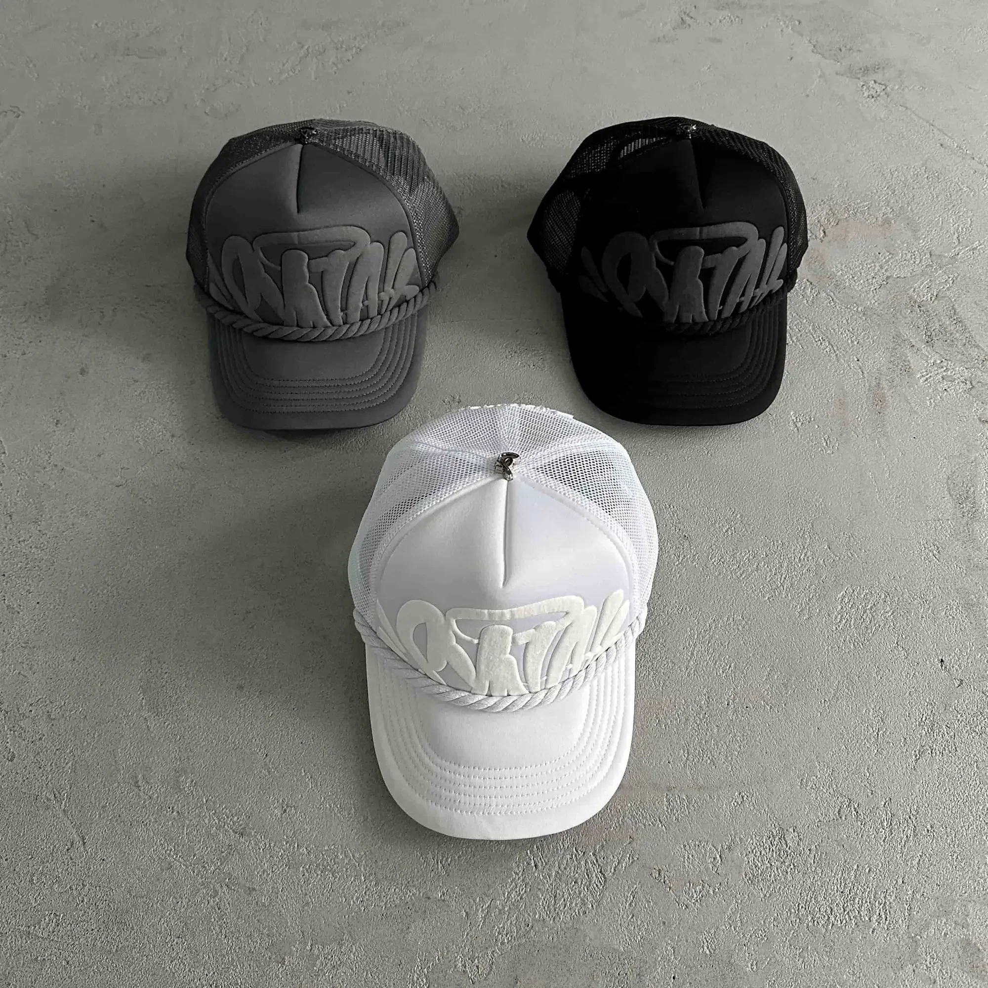 2025 Fashion Hot Sale Syna Trucker Cap Synaworld Hat Alphabet Van