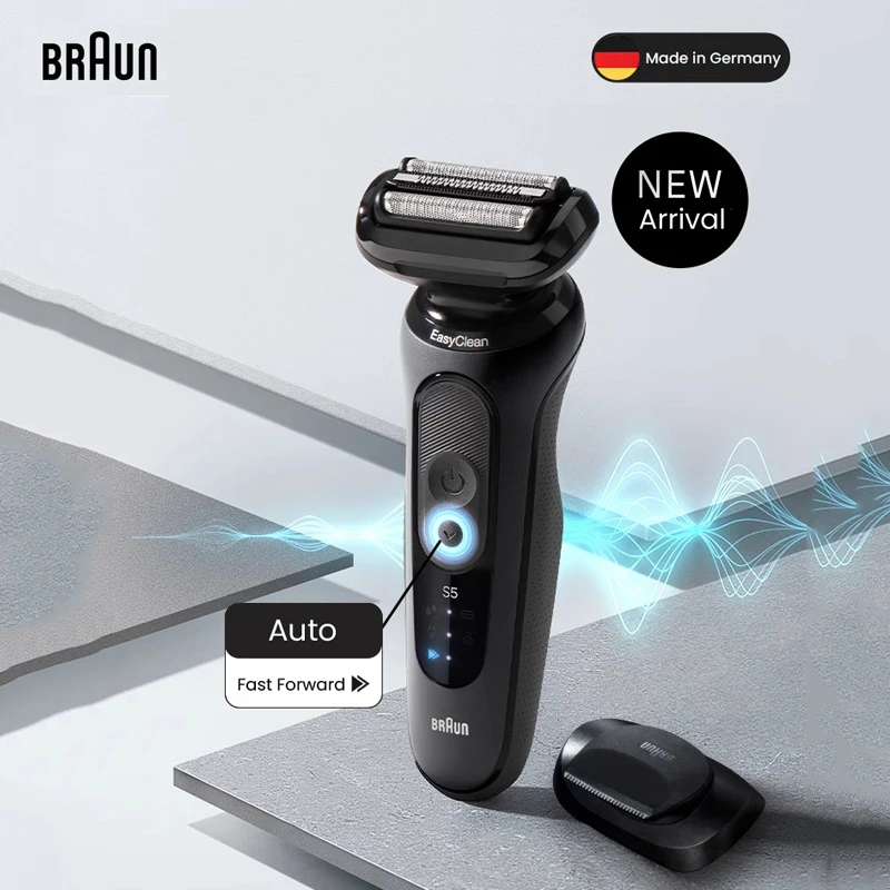 

Braun 52-N1200s Electric Shaver Series 5 Pro Wet and Dry Shave 2 Shaving Mode Fast Forward Mode Auto Mode Fully Waterproof Razor