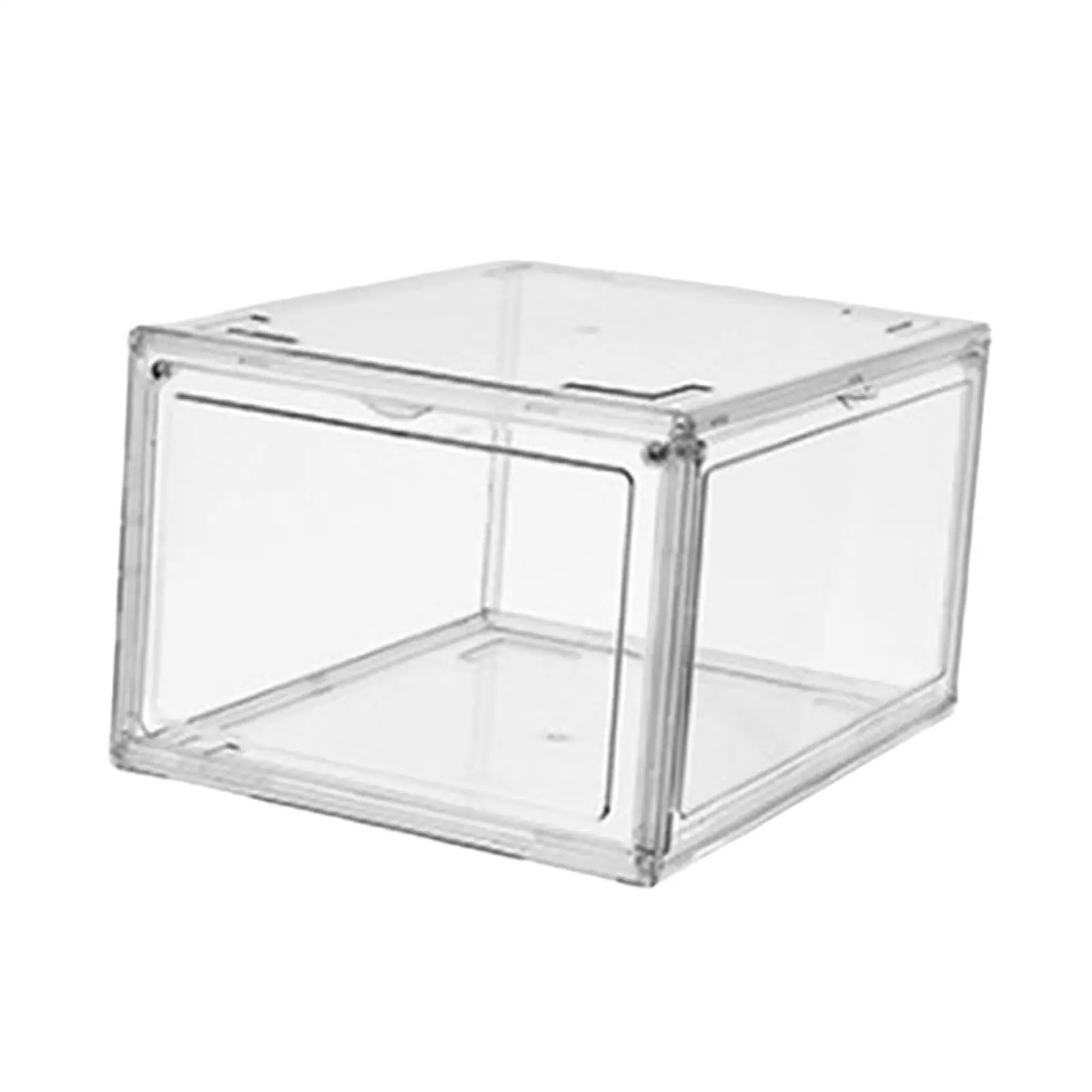 Shoe Box Shoe Organizer Handbag Storage Organizer Stackable Case Visible Door