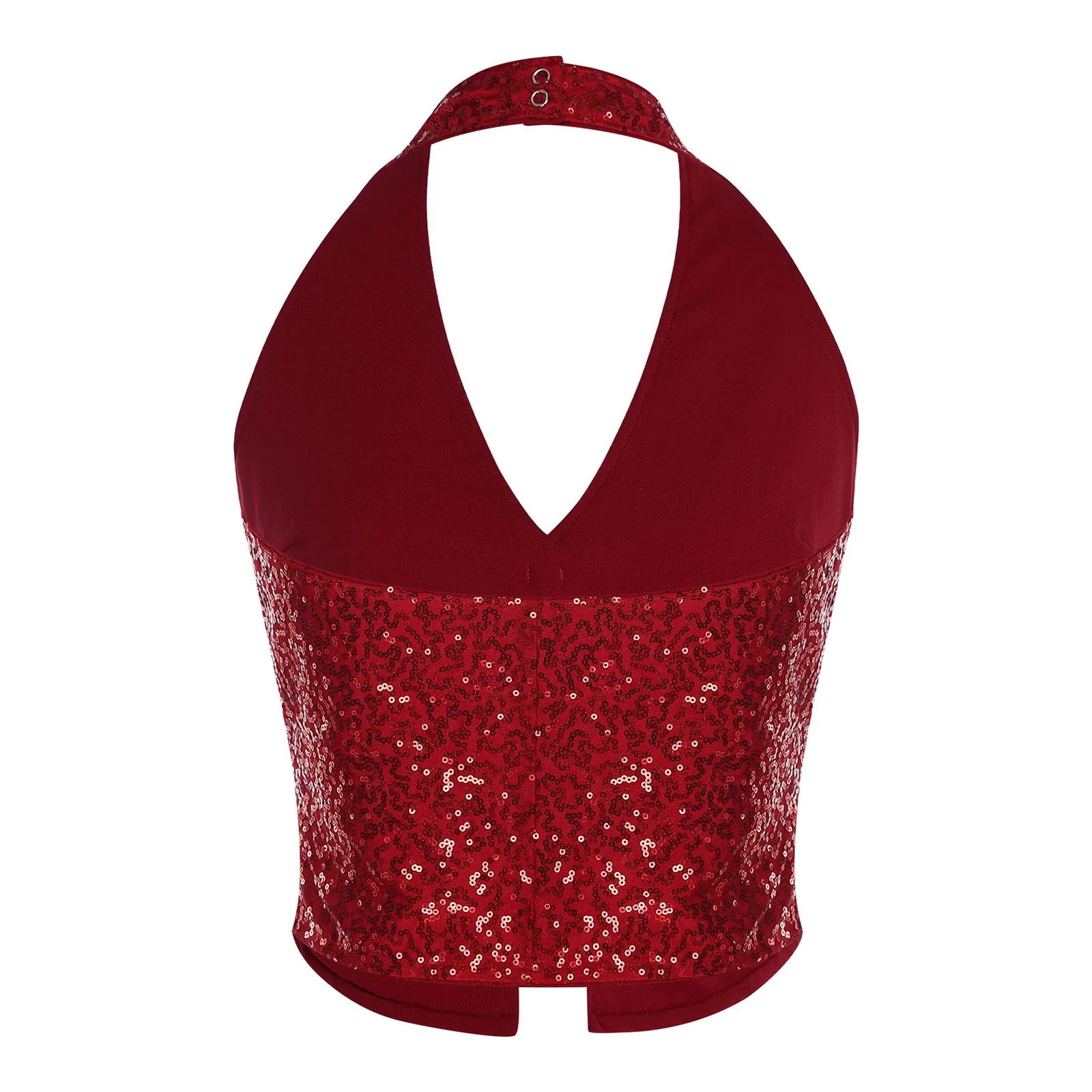 المرأة ثلاثية الأبعاد زهرة الترتر سترة الرسن أكمام عارية الذراعين سبليت الجبهة المحاصيل الأعلى للحزب نادي ديسكو مرحلة الأداء تانك القمم #4