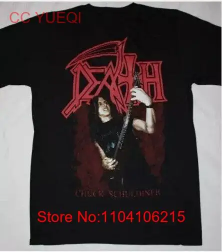 Chuck Schuldiner Member Band Death Black Cotton Size S-4XL Shirt Unisex ZL058